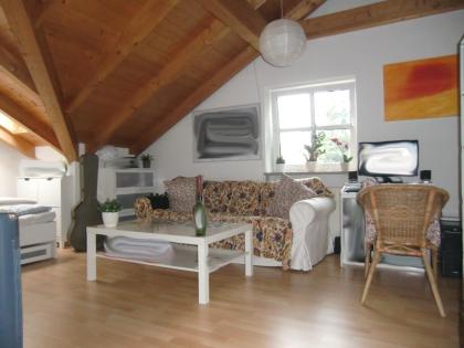 Wohnbereich m. Sichtdachstuhl